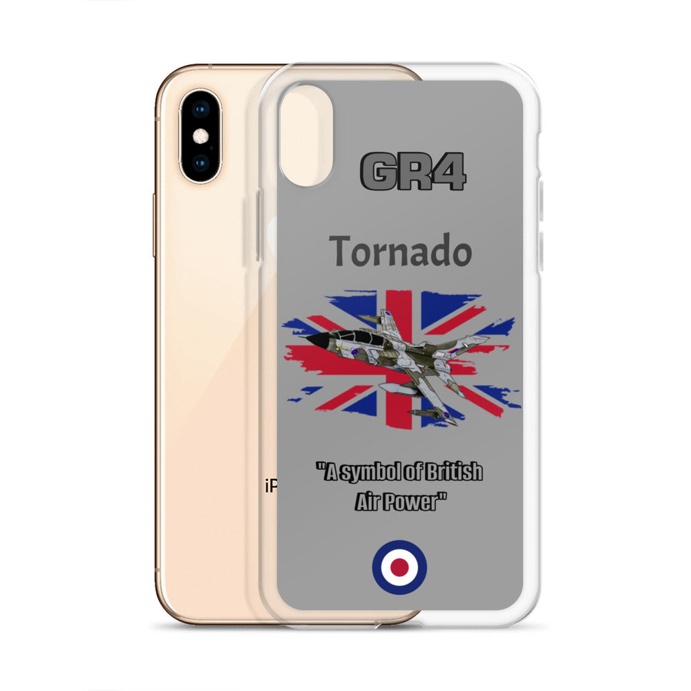 British Camo Tornado Clear Case for iPhone