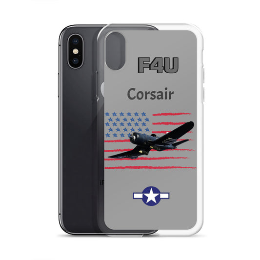 WWII Corsair Patriot Clear Case for iPhone