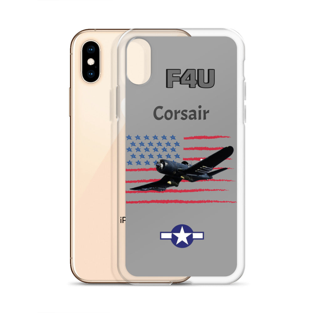 WWII Corsair Patriot Clear Case for iPhone