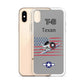 WWII Texan Patriot Clear Case for iPhone