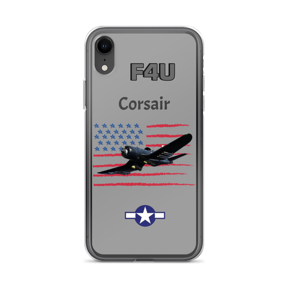 WWII Corsair Patriot Clear Case for iPhone