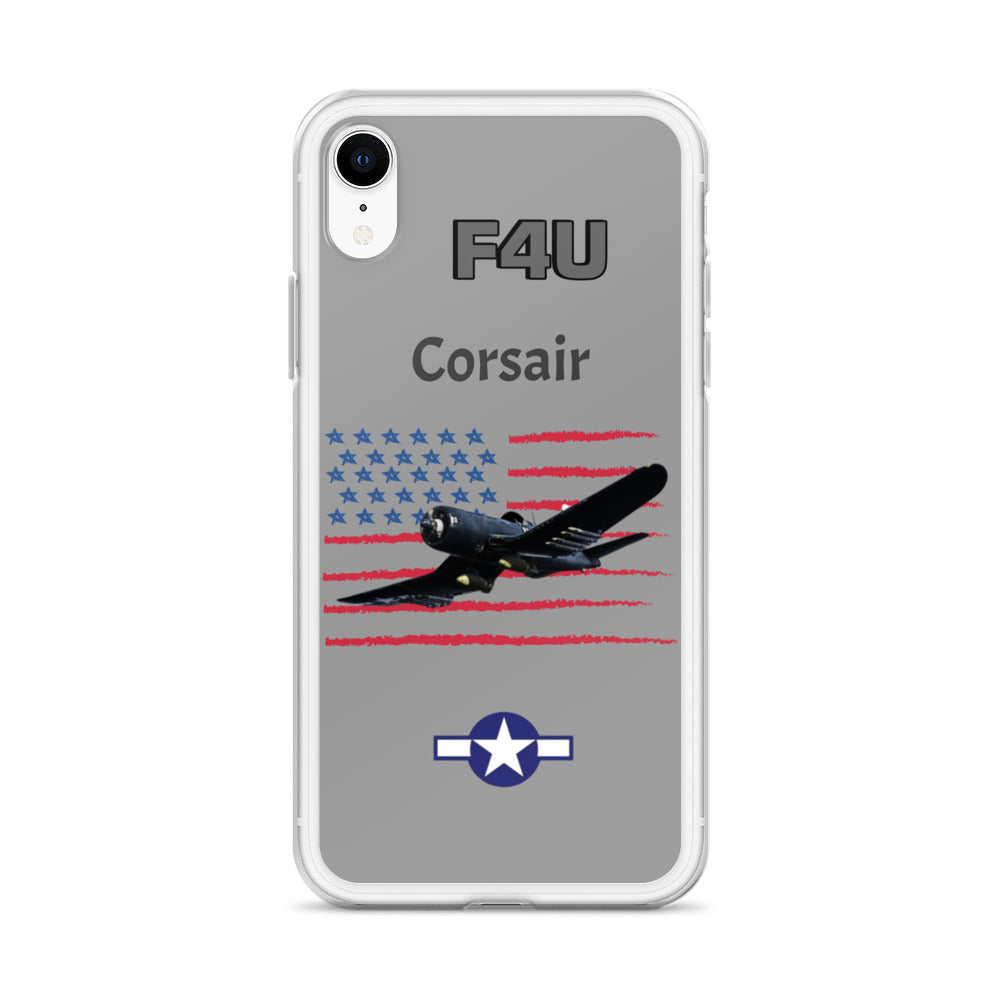 WWII Corsair Patriot Clear Case for iPhone