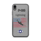 WWII Lightning Patriot Clear Case for iPhone