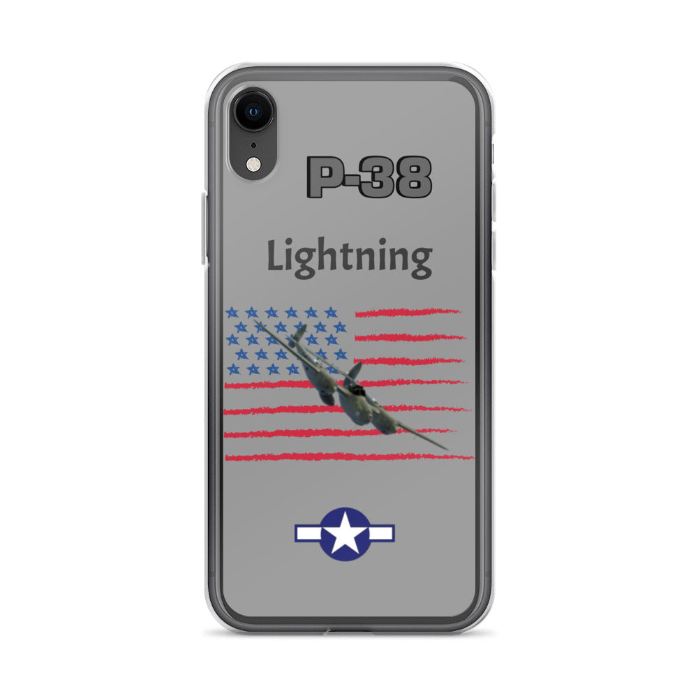 WWII Lightning Patriot Clear Case for iPhone