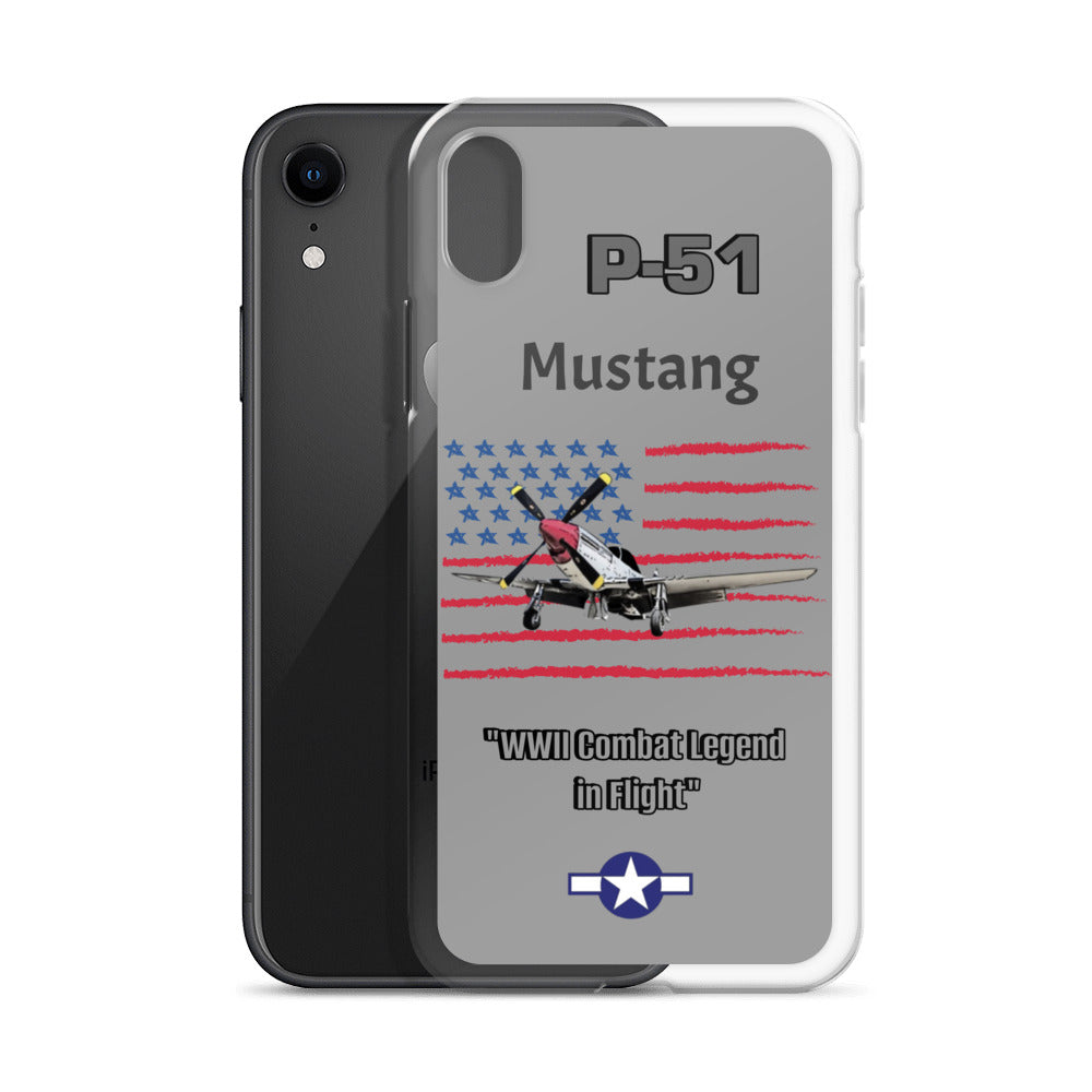 WWII Mustang Clear Case for iPhone