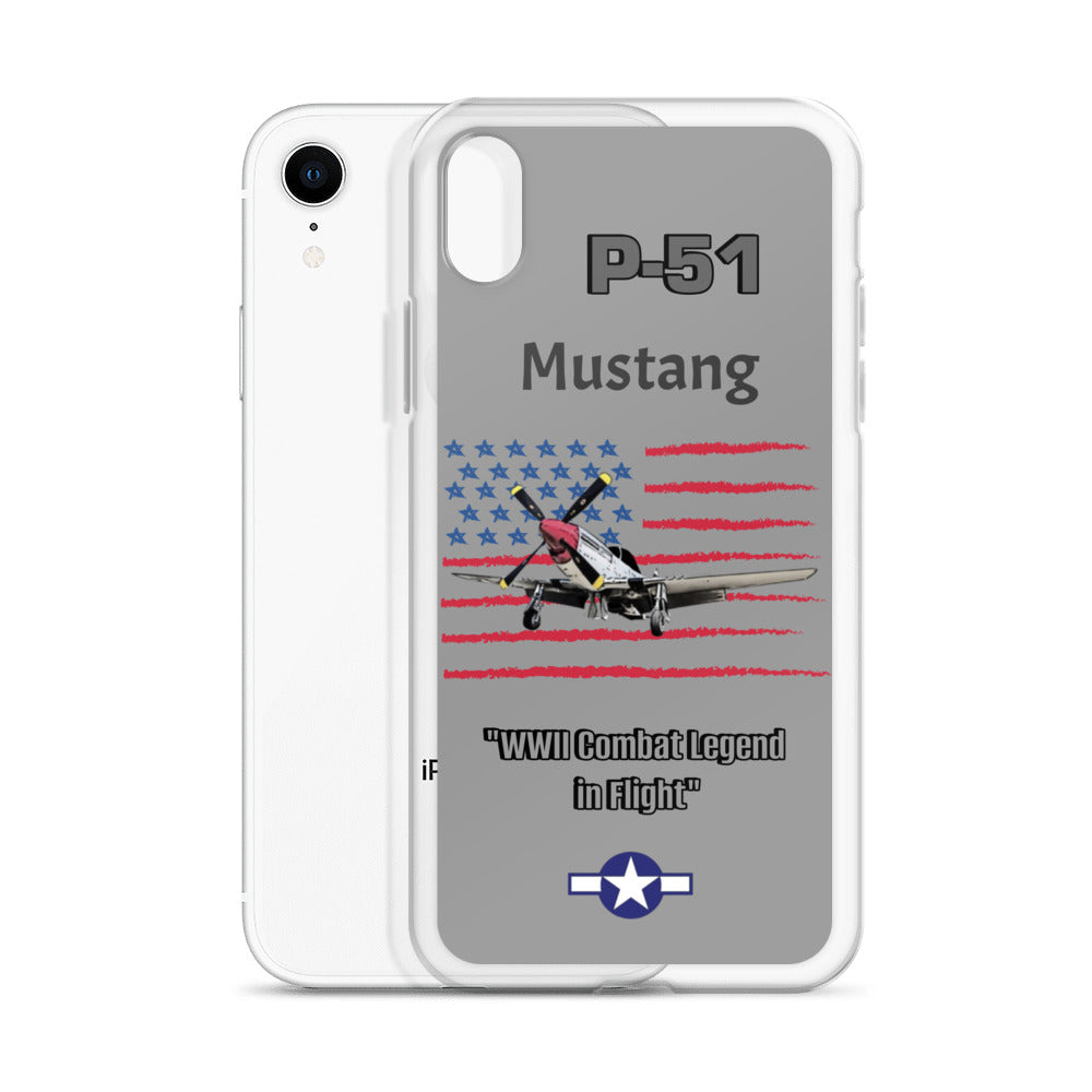 WWII Mustang Clear Case for iPhone