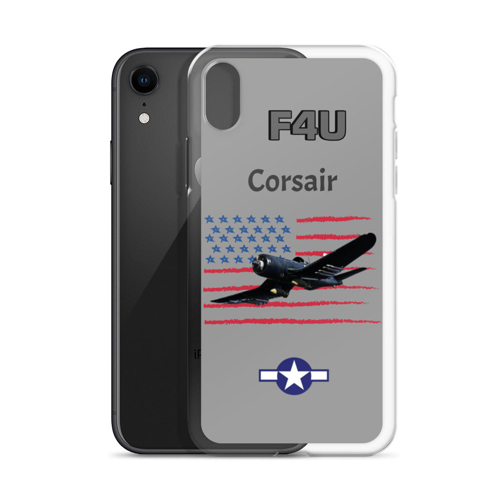 WWII Corsair Patriot Clear Case for iPhone