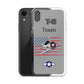 WWII Texan Patriot Clear Case for iPhone