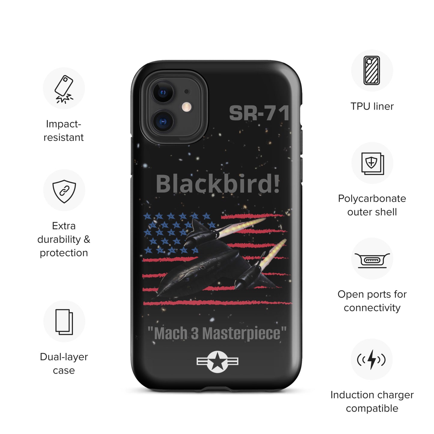 Blackbird Patriot iPhone Case