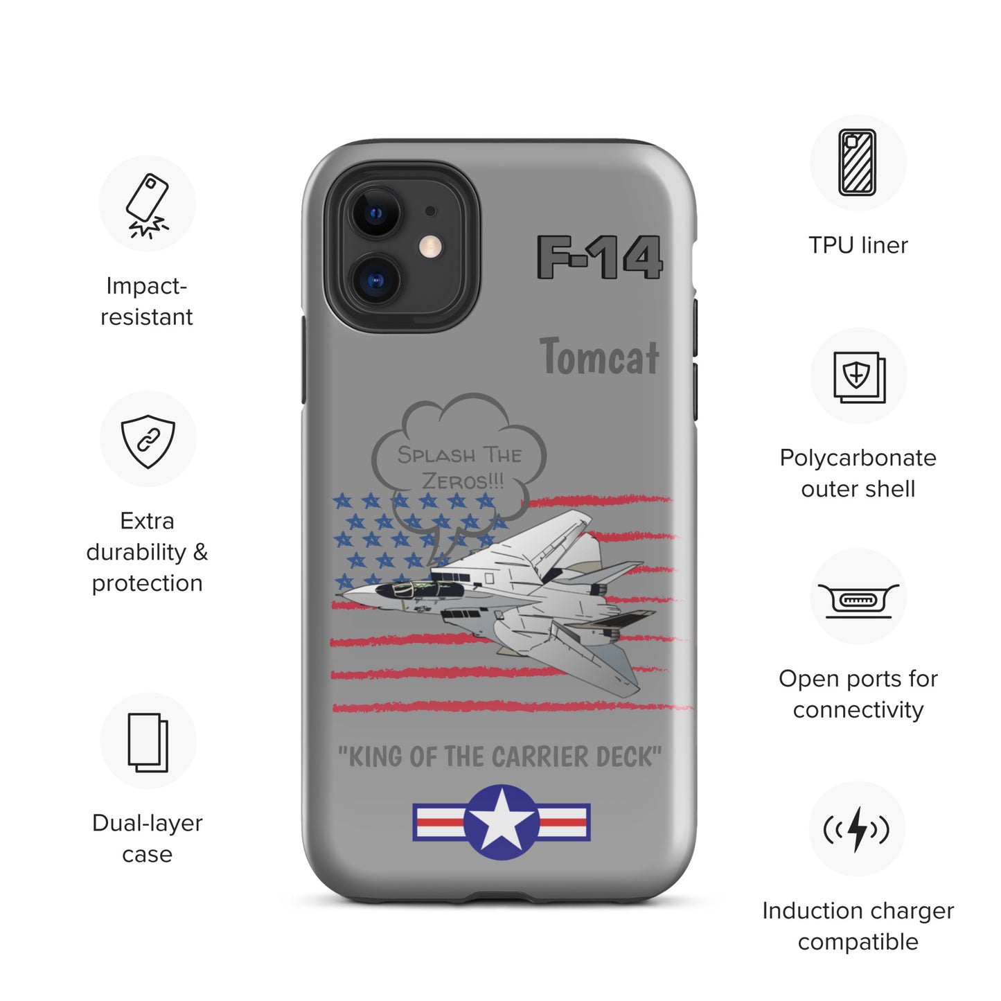 Patriot Tomcat iPhone Case