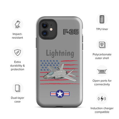 LightningStrike iPhone Case (Without Quotes)