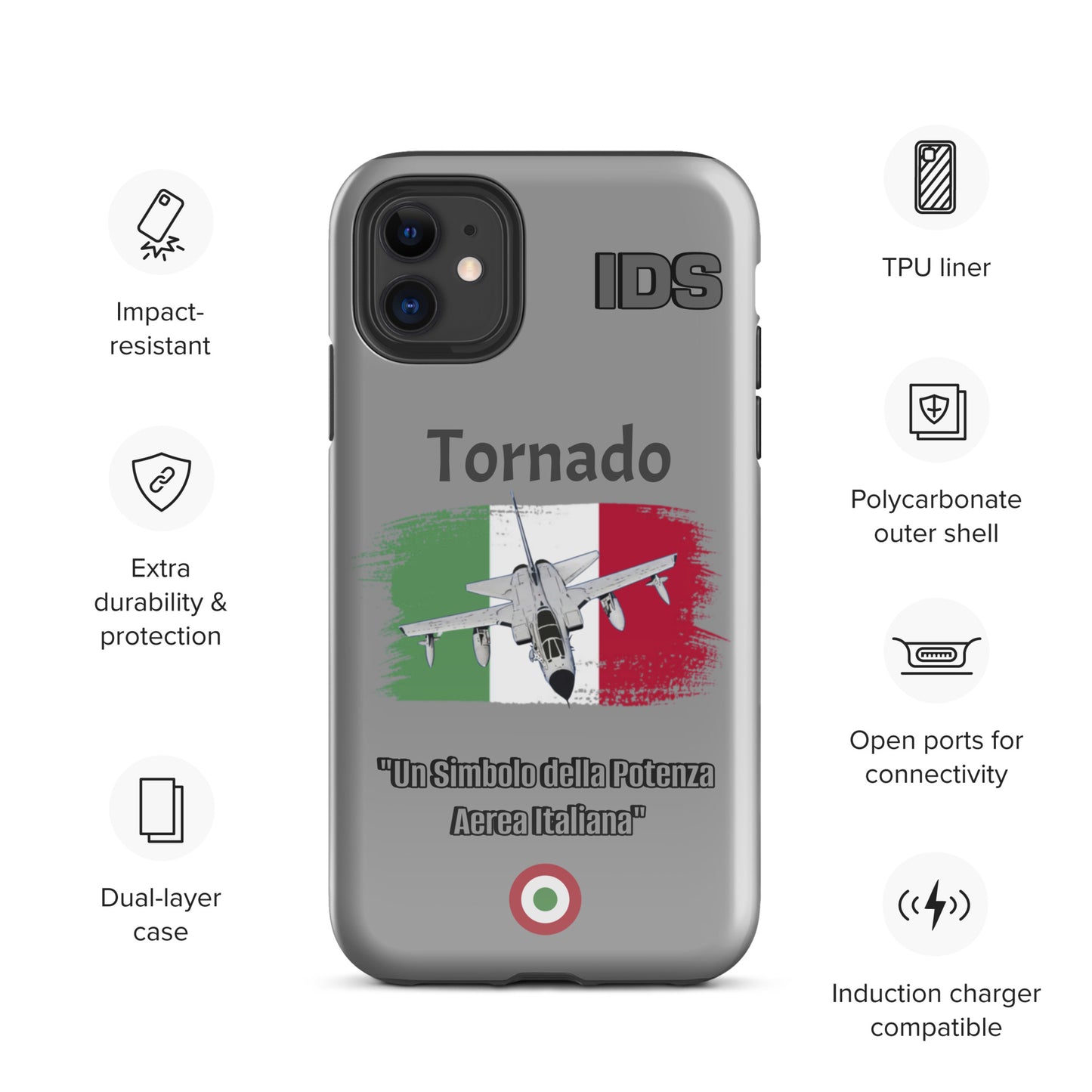 Italian Tornado Patriot iPhone Case