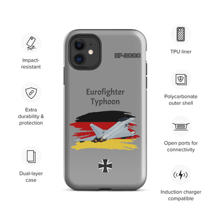 German Typhoon Patriot iPhone Case (Without Quotes)