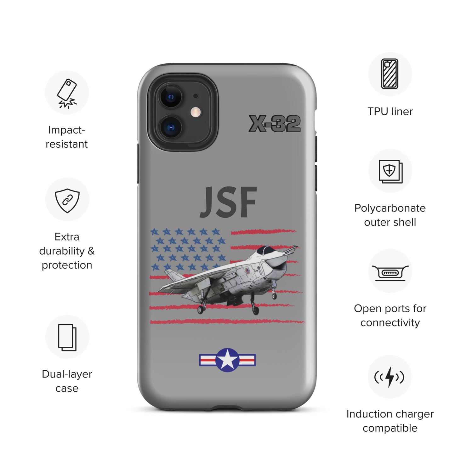 JSF Patriot iPhone Case (Without Quotes)