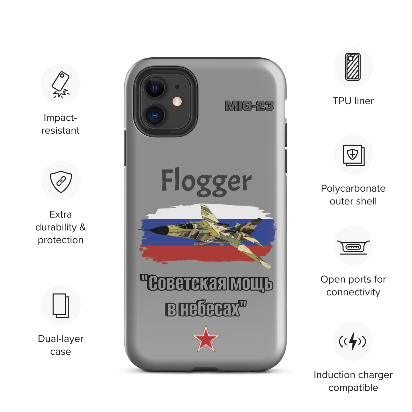 Flogger Patriot iPhone Case
