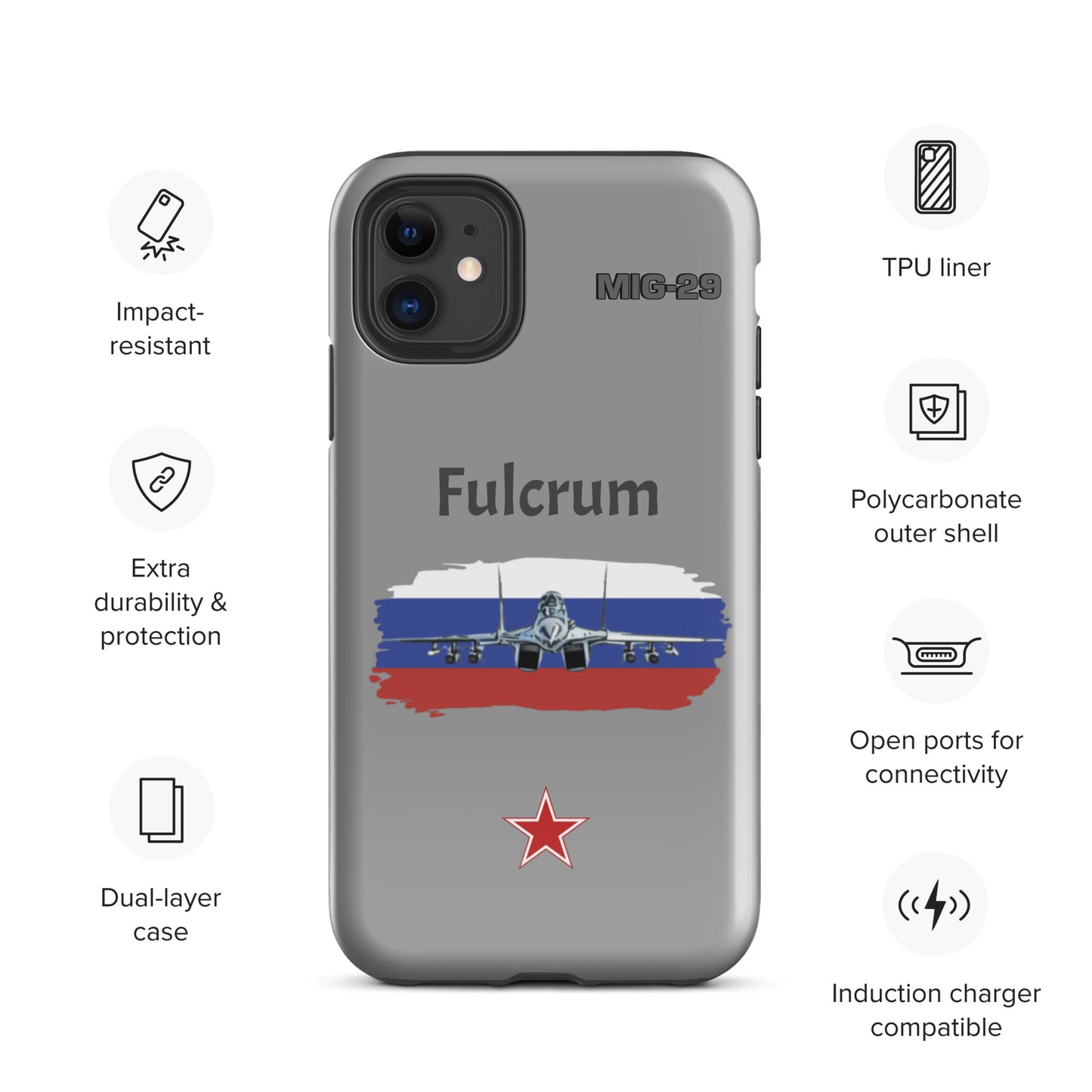 Fulcrum Patriot iPhone Case (Without Quotes)