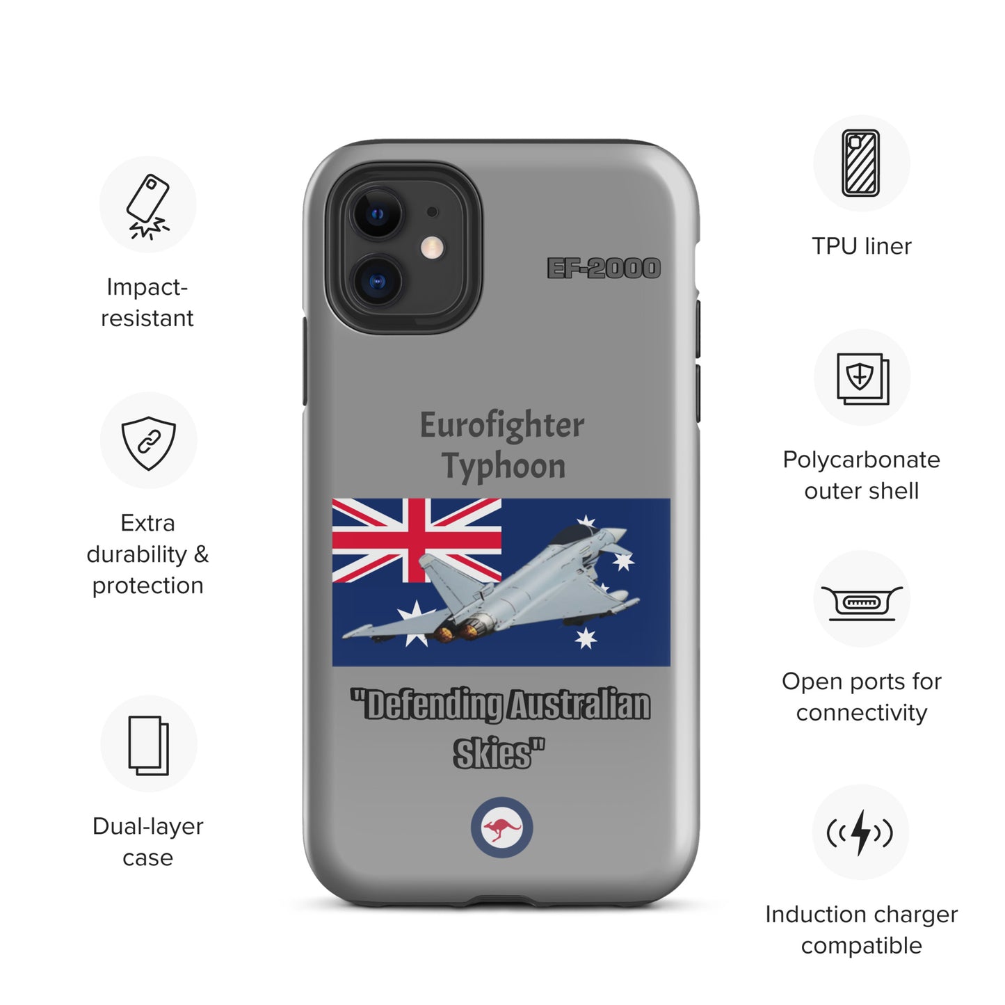 Australian Typhoon Patriot iPhone Case