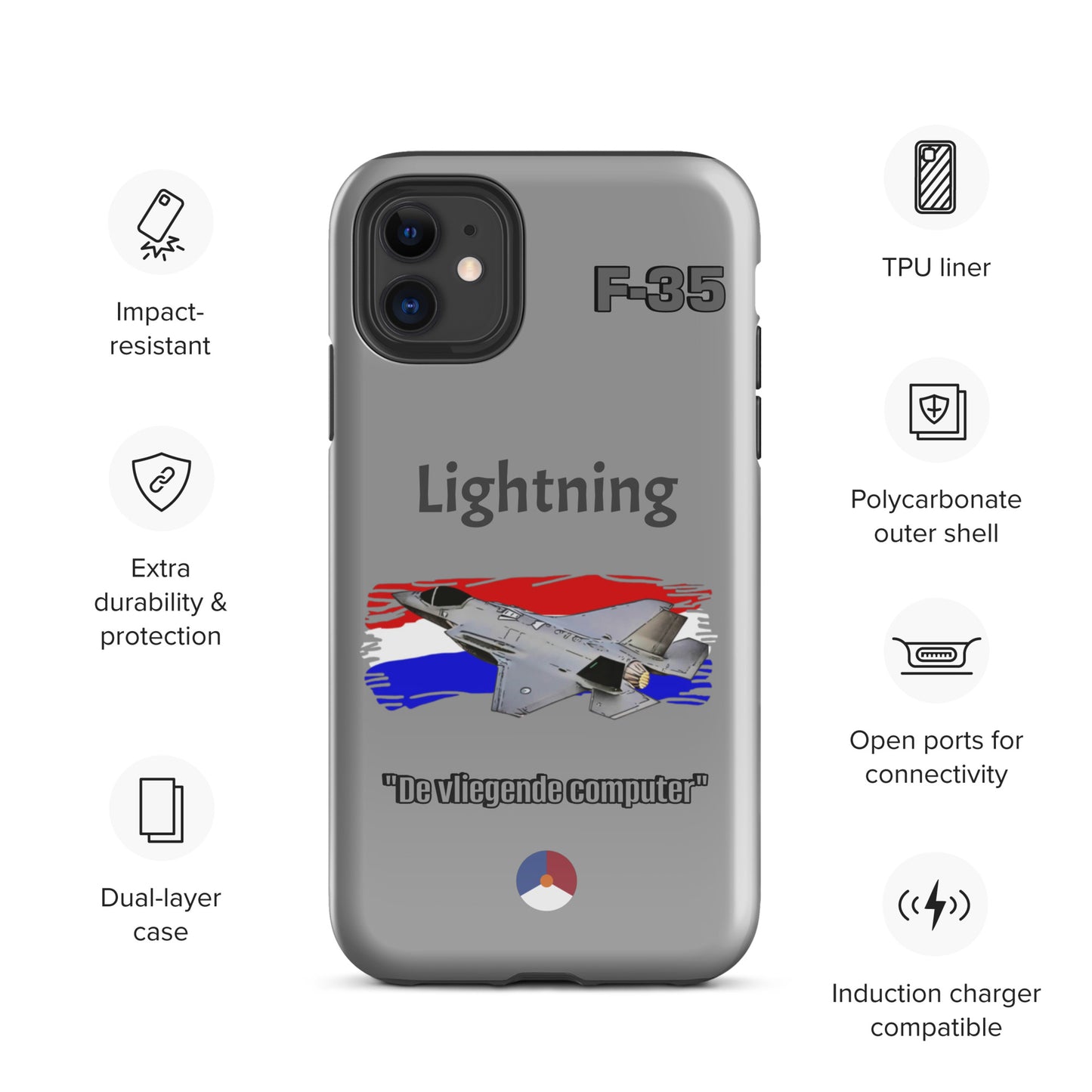 Dutch Lightning Patriot iPhone Case