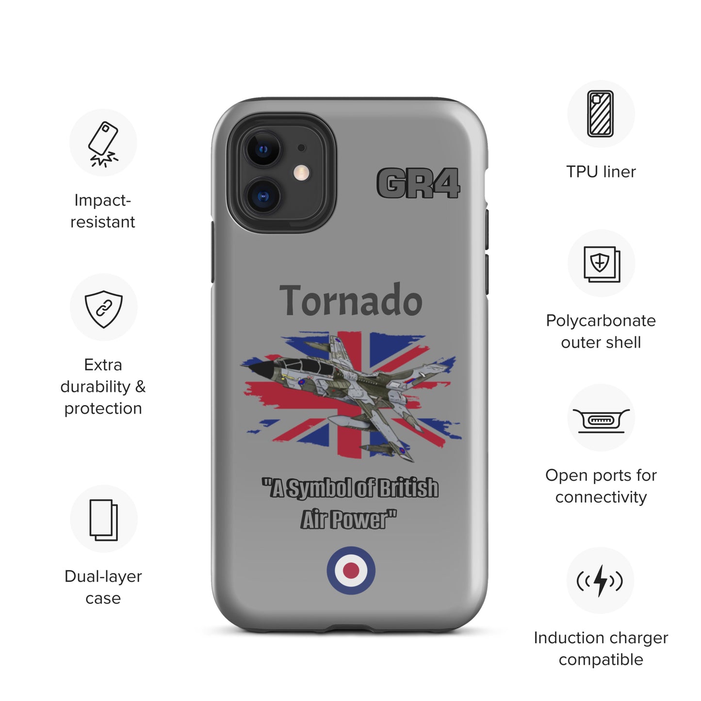 British Camo Tornado Patriot iPhone Case