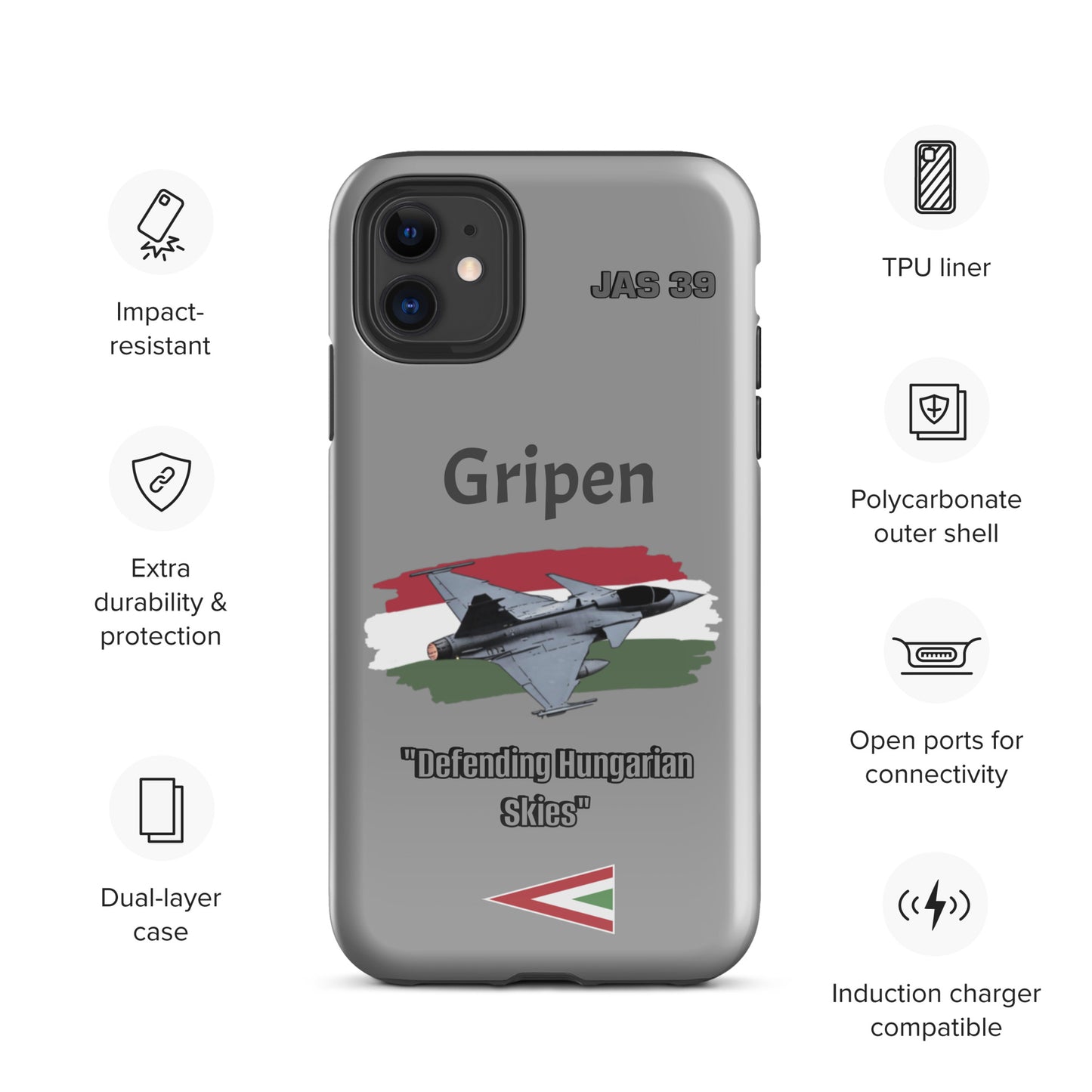Hungarian Gripen Patriot iPhone Case