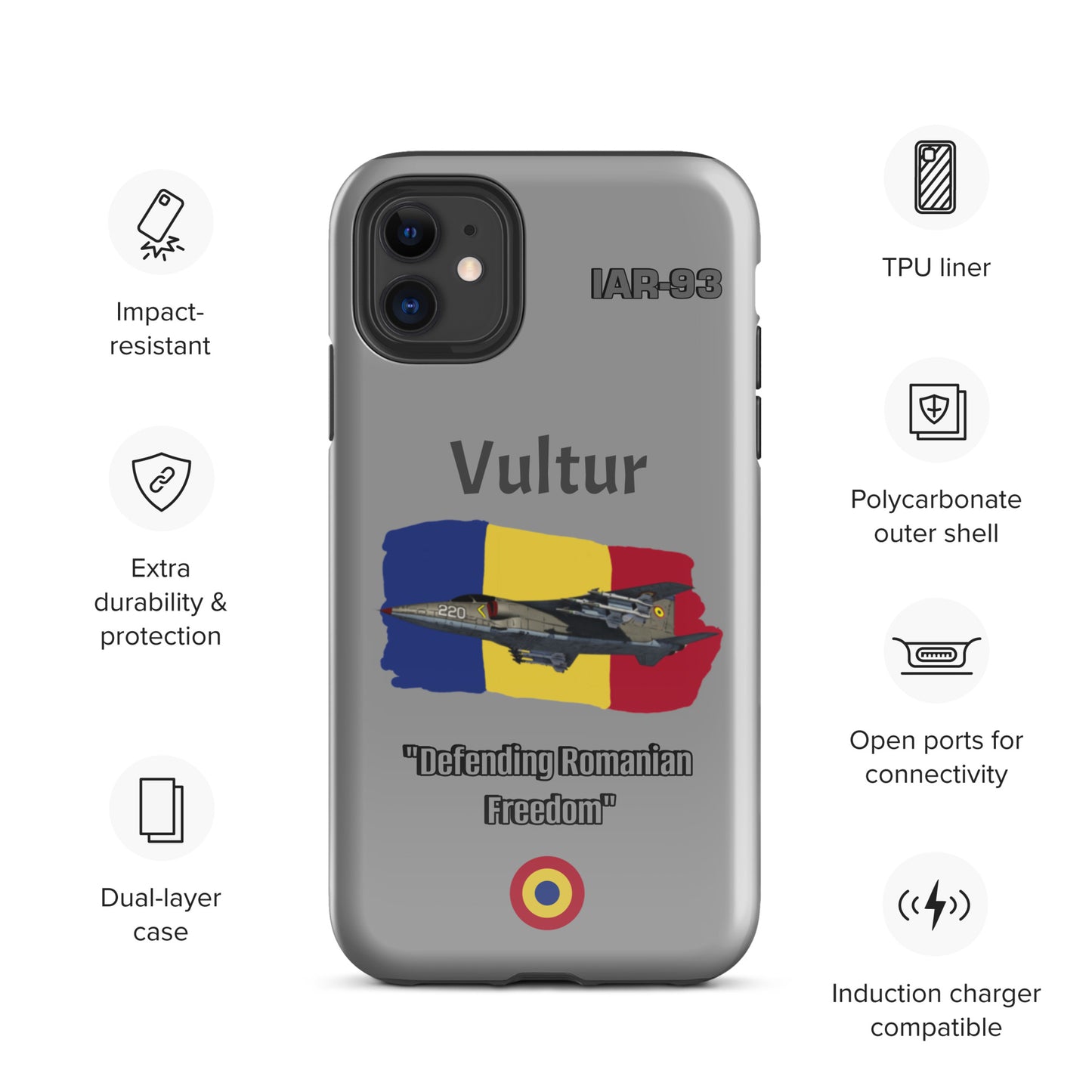 Vultur Patriot iPhone Case