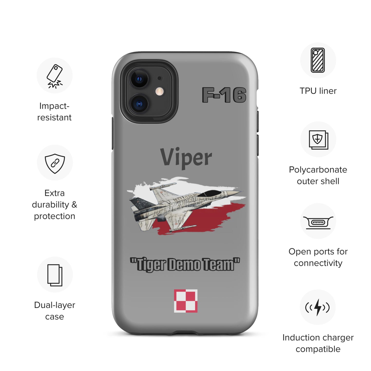 Poland Tiger Demo Team iPhone Case