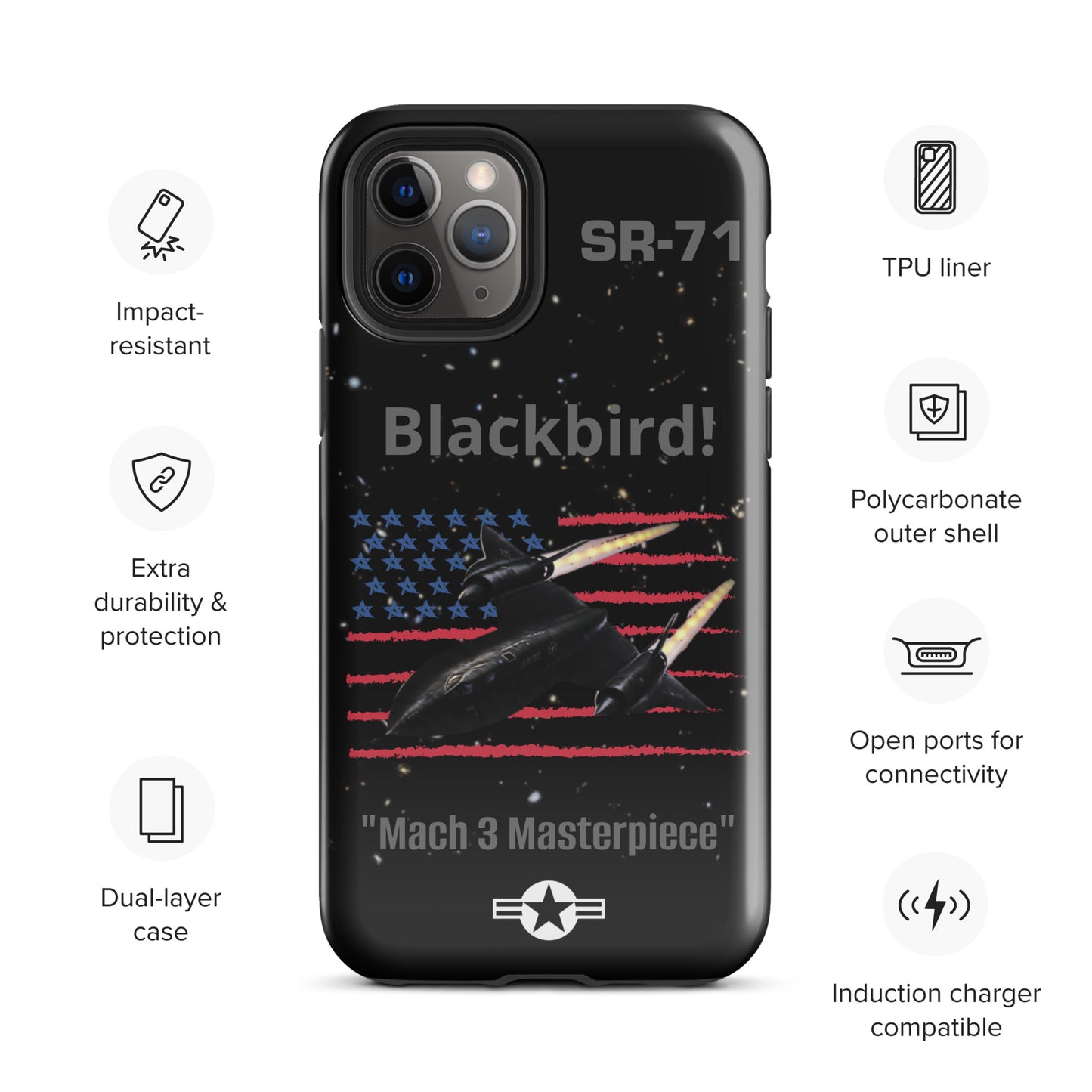 Blackbird Patriot iPhone Case