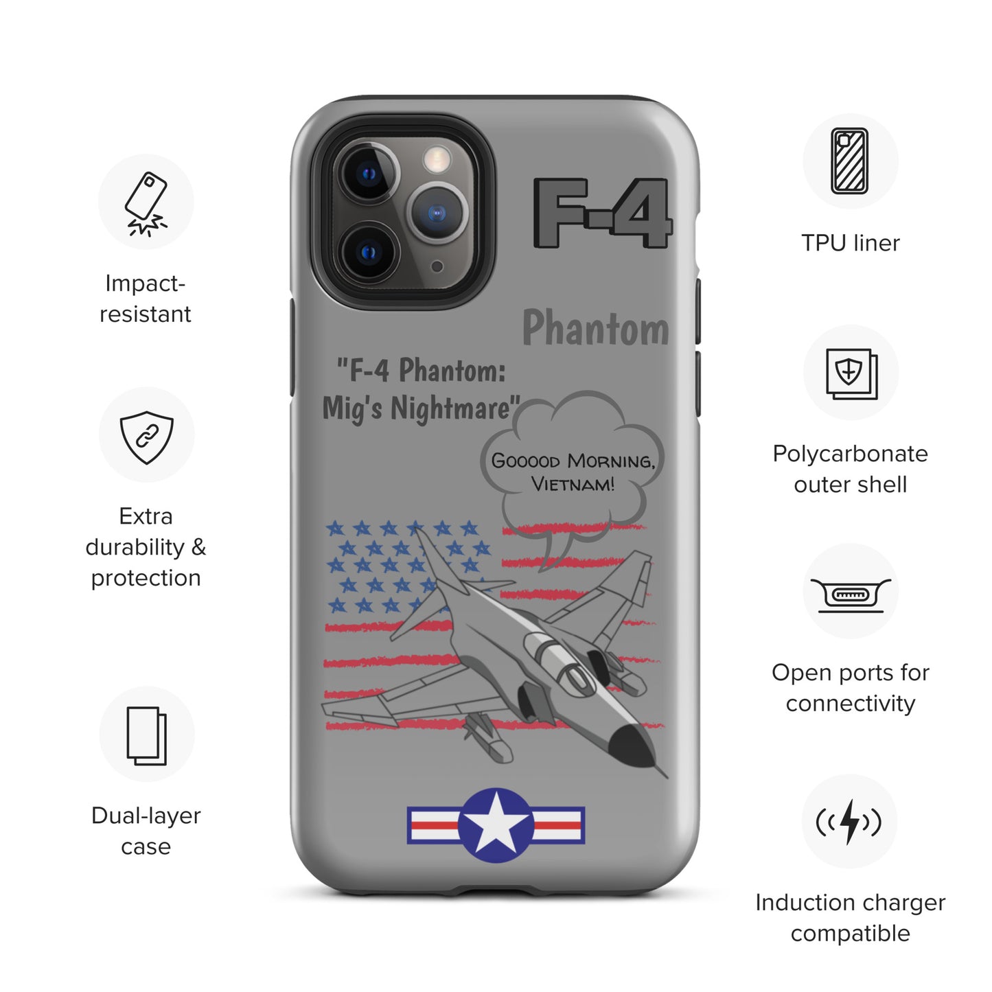 Patriot Phantom iPhone Case
