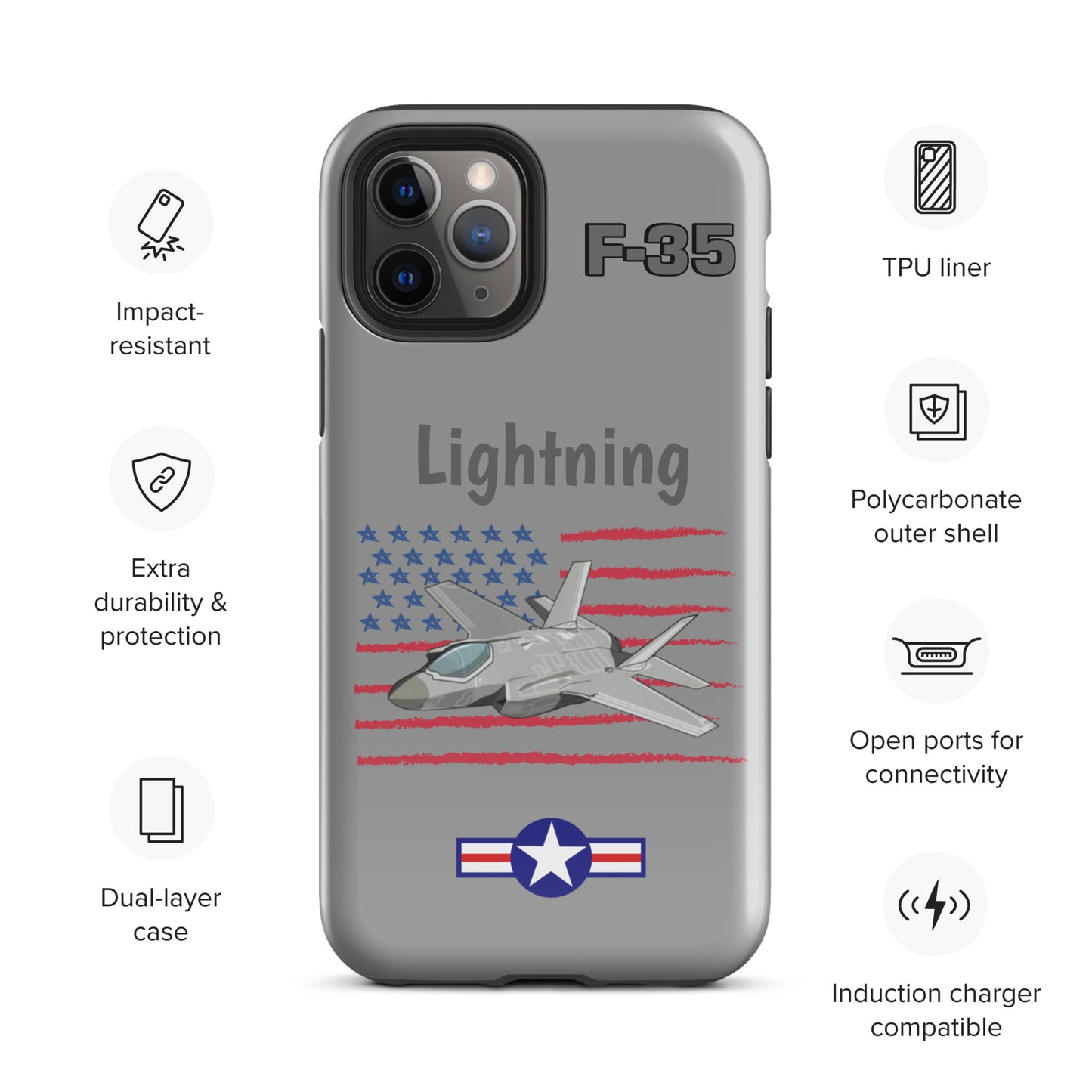 LightningStrike iPhone Case (Without Quotes)