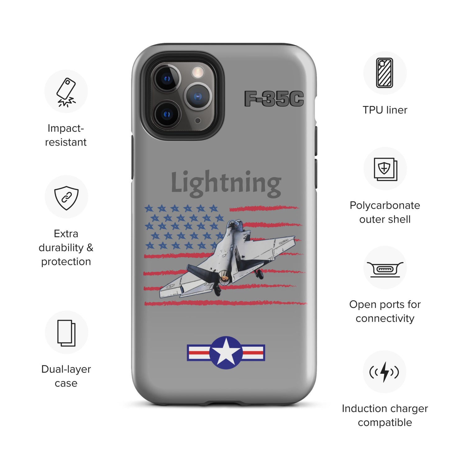Wings Of Excellence iPhone Case (Without Quotes)