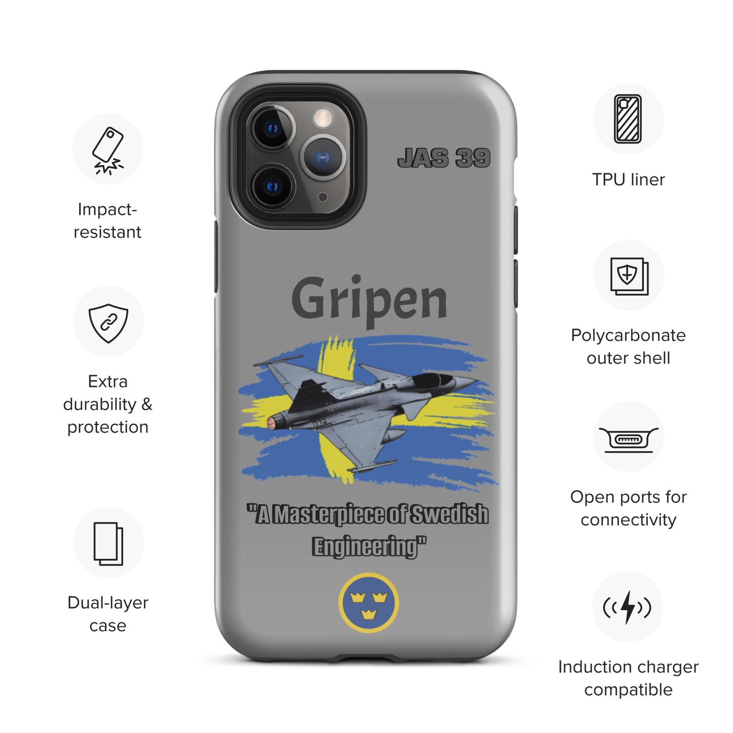 Gripen Patriot iPhone Case