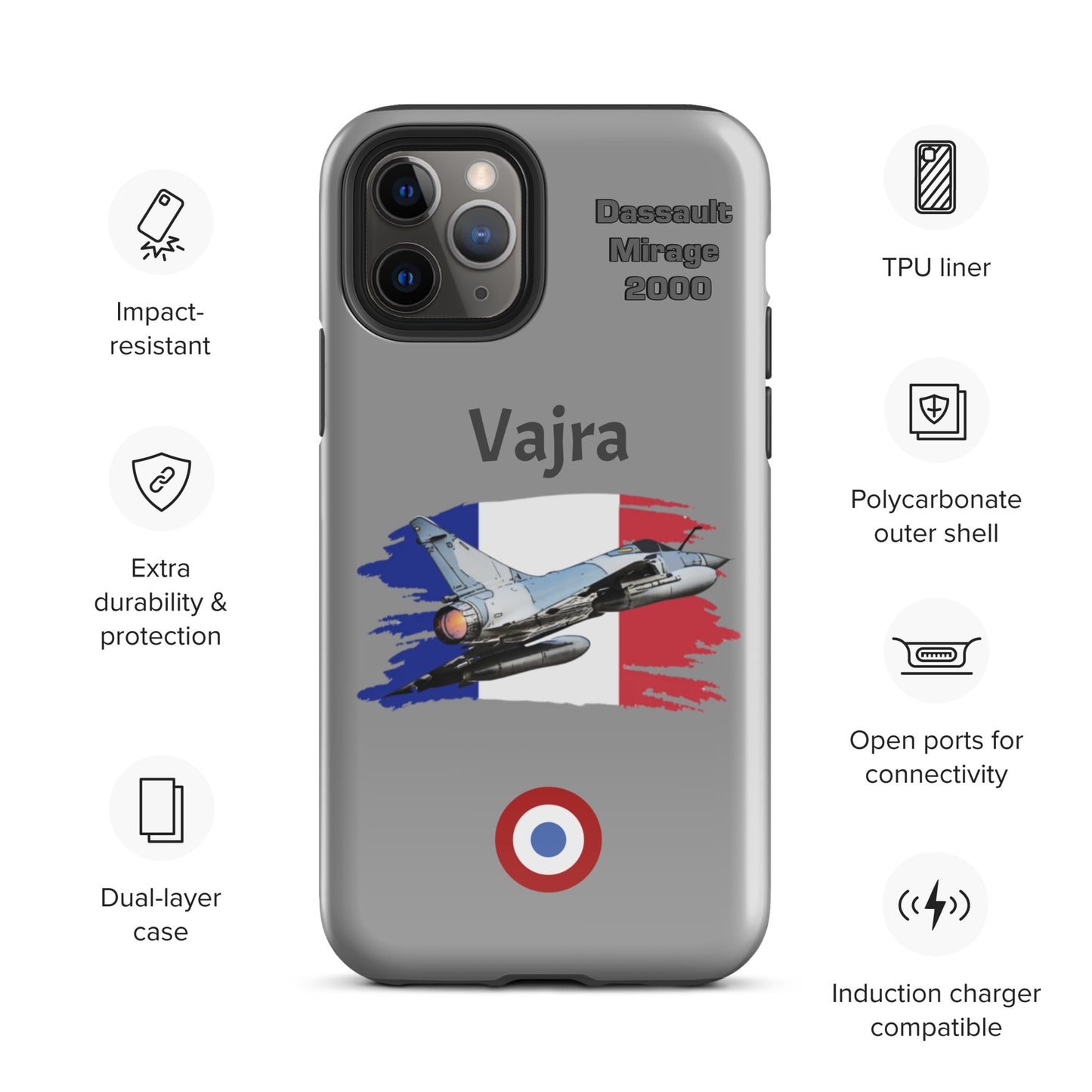 Mirage Patriot iPhone Case (Without Quotes)