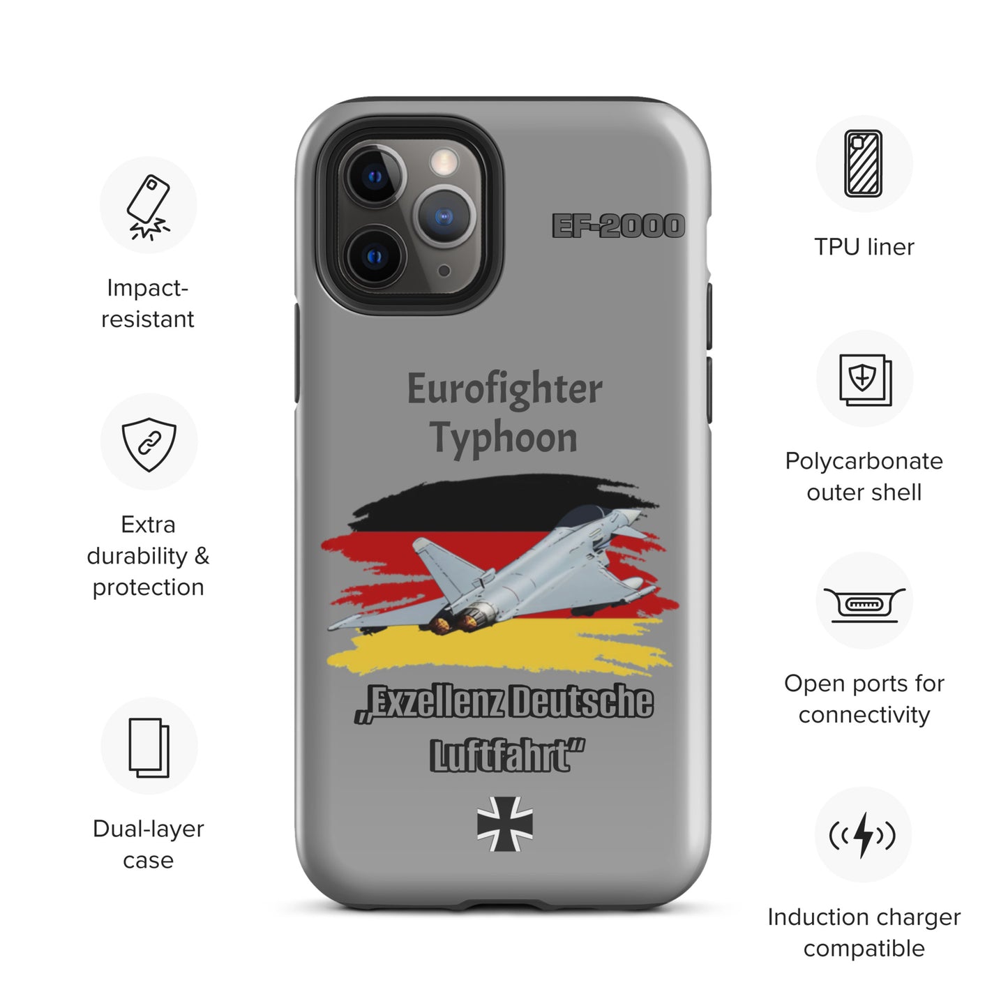 German Typhoon Patriot iPhone Case