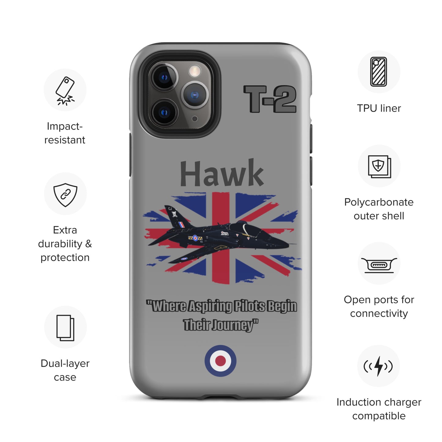 Hawk Patriot iPhone Case