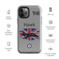 Hawk Patriot iPhone Case (Without Quotes)