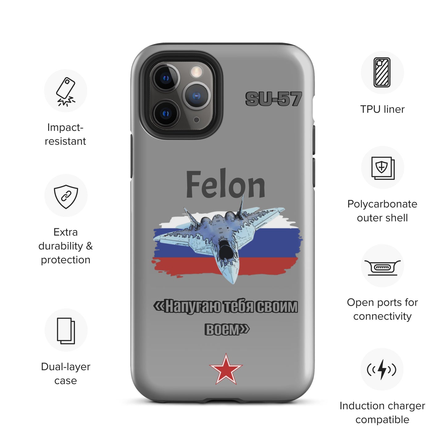 Felon Patriot iPhone Case