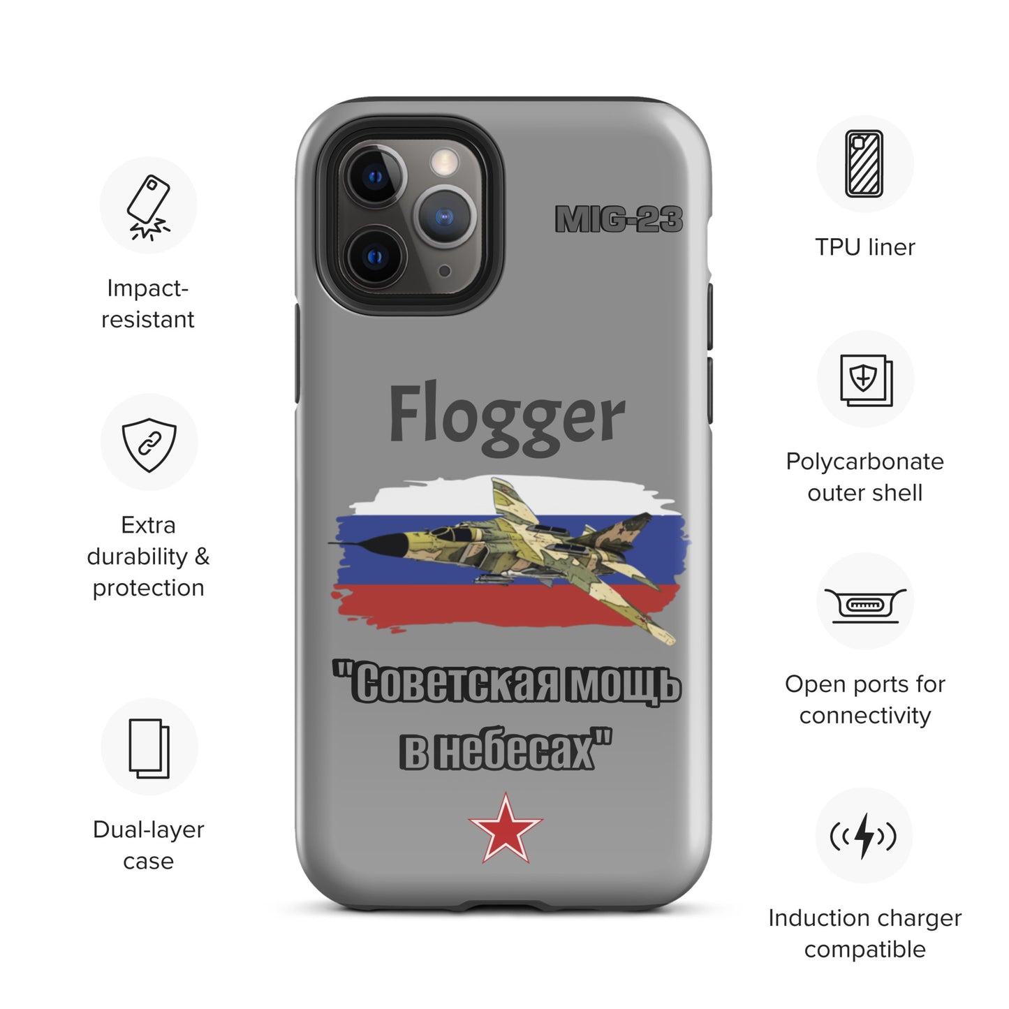 Flogger Patriot iPhone Case