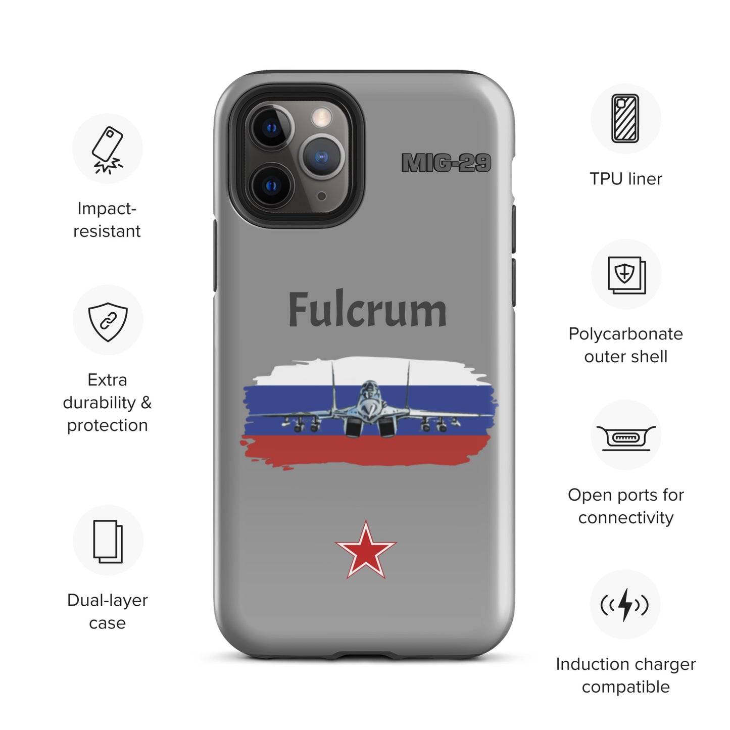Fulcrum Patriot iPhone Case (Without Quotes)