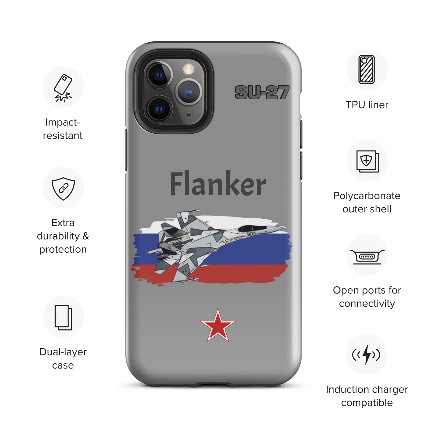 Flanker Patriot iPhone Case (Without Quotes)