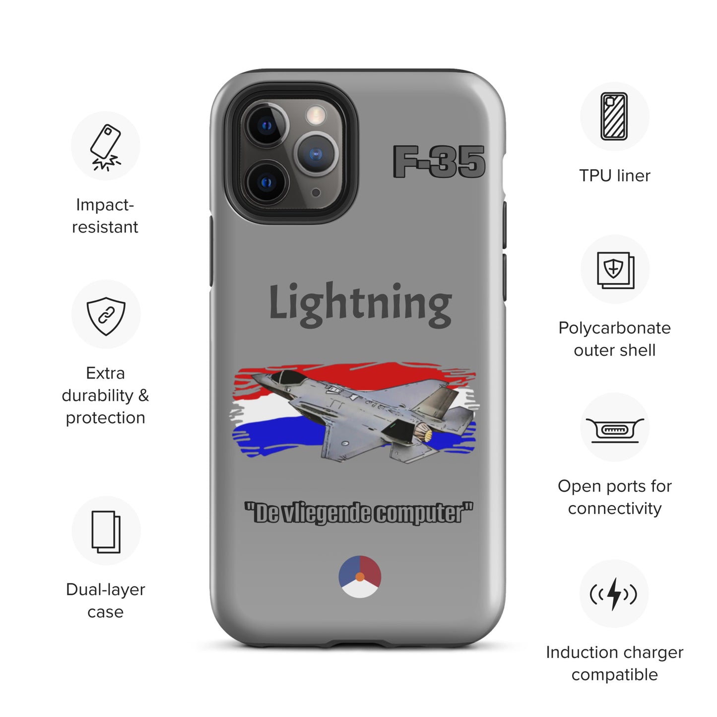 Dutch Lightning Patriot iPhone Case