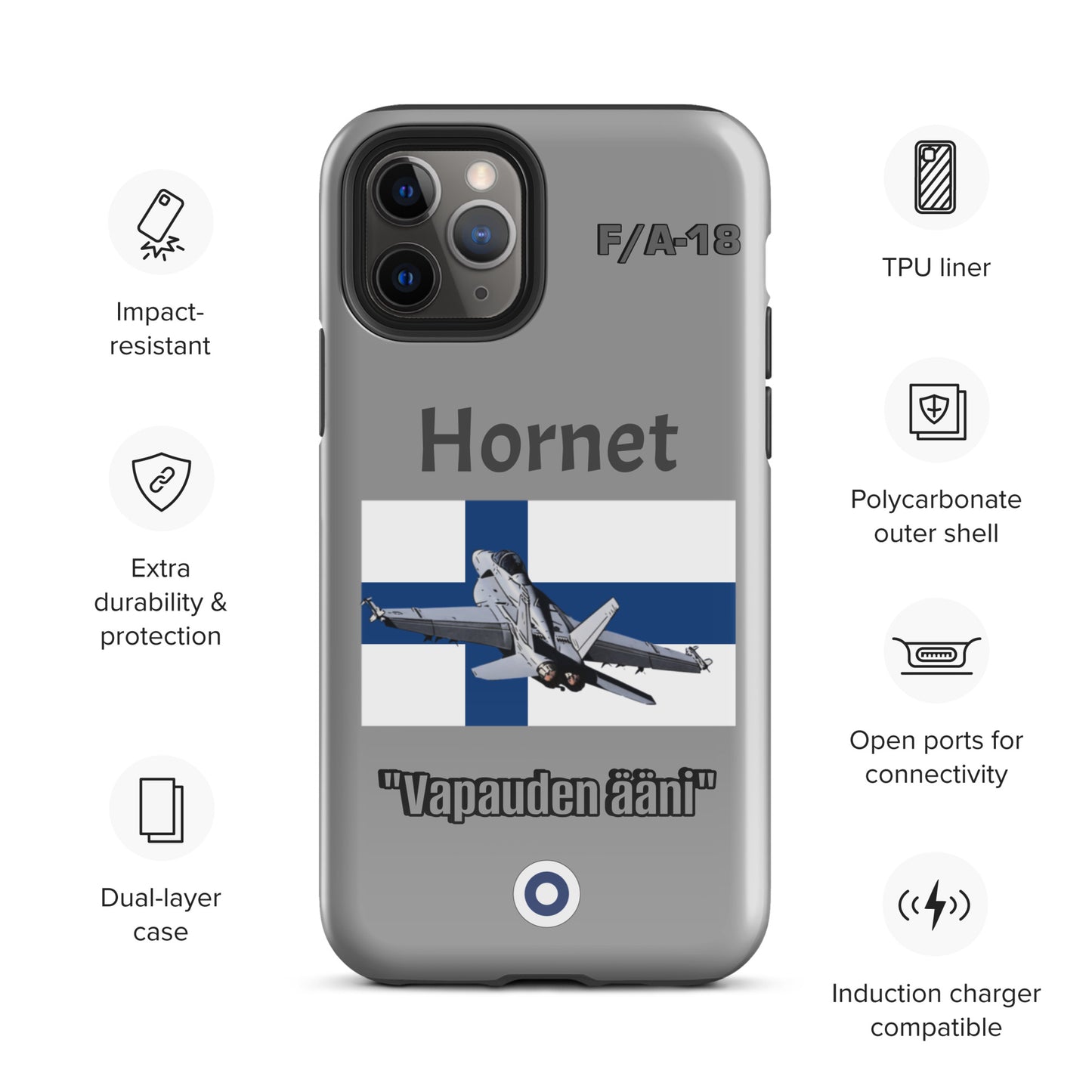 Finnish Hornet Patriot iPhone Case