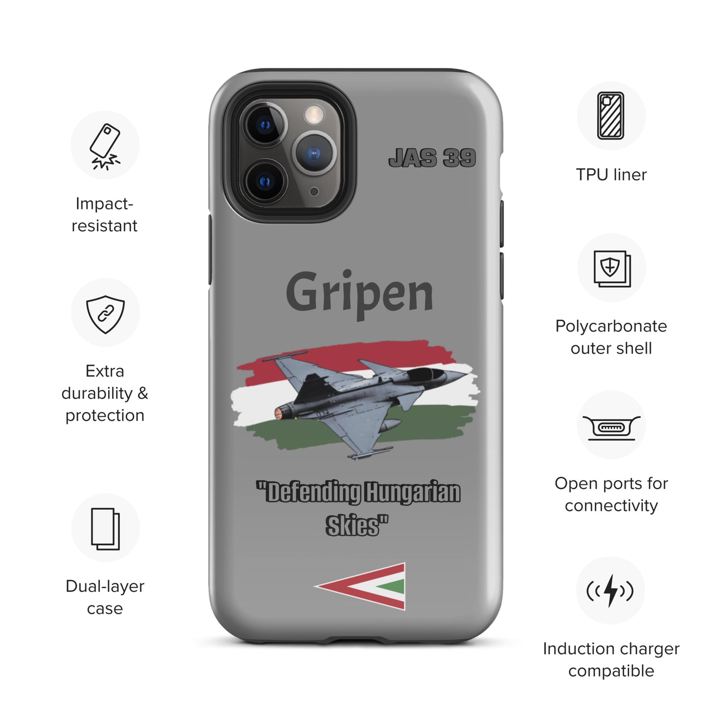 Hungarian Gripen Patriot iPhone Case