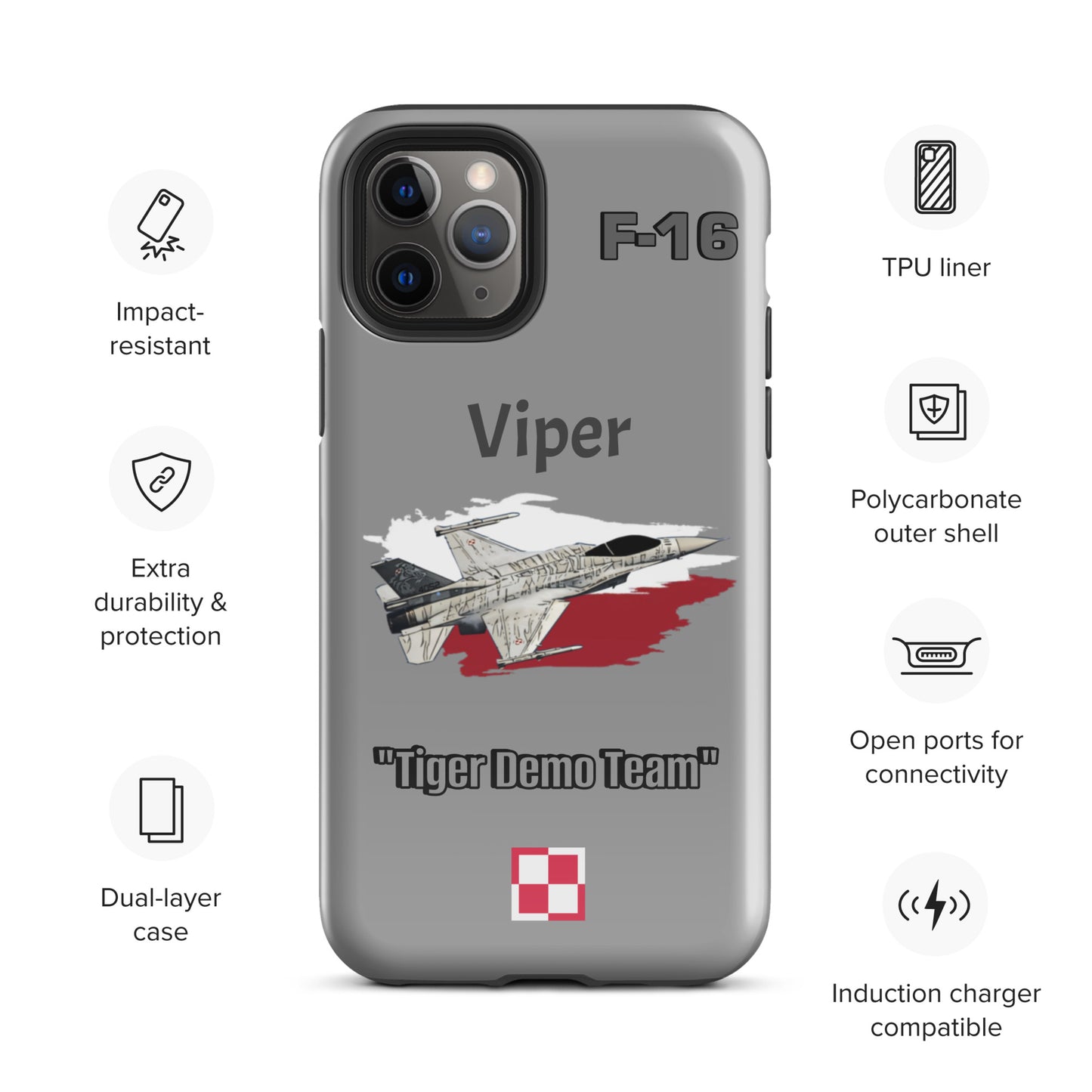 Poland Tiger Demo Team iPhone Case
