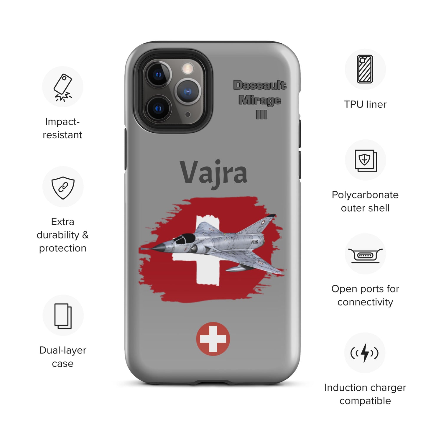 Swiss Mirage Patriot iPhone Case