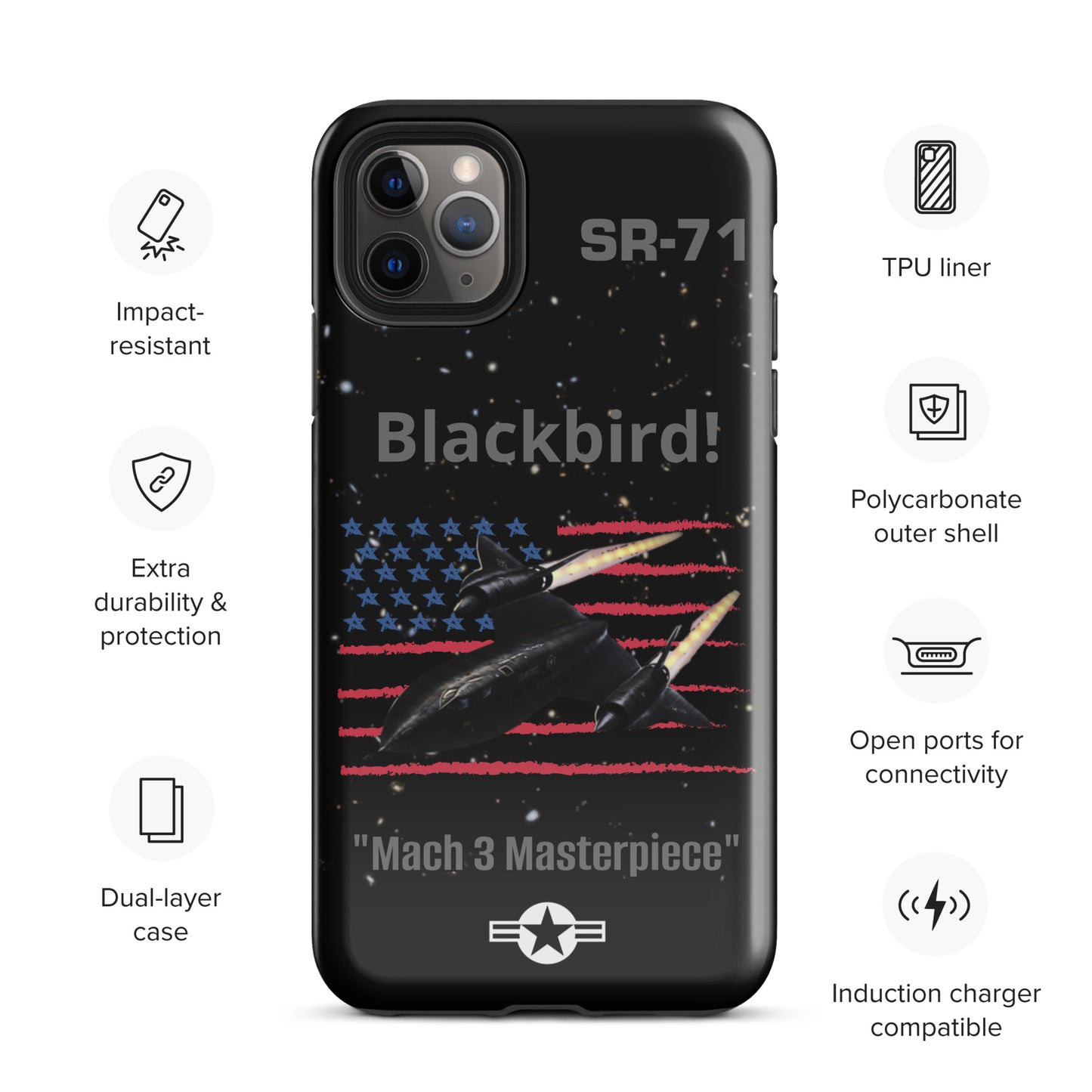 Blackbird Patriot iPhone Case
