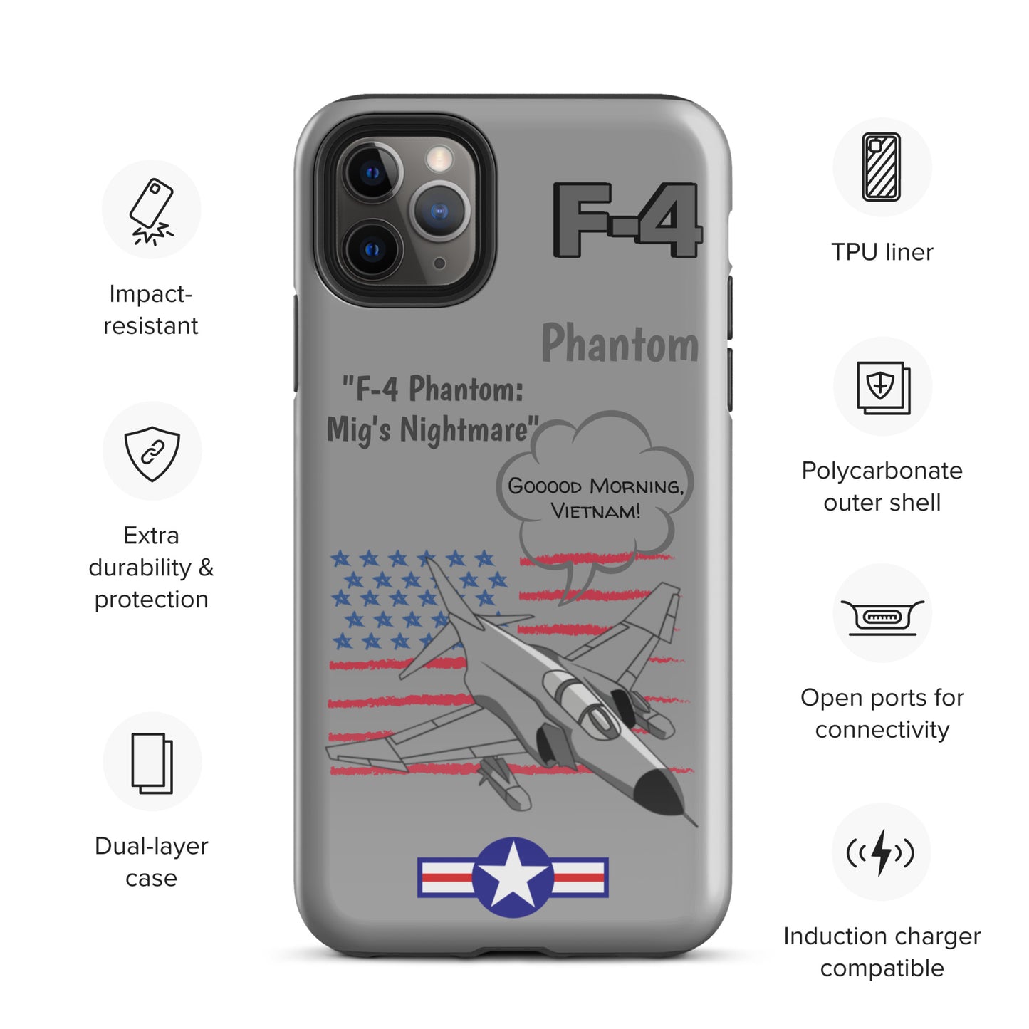 Patriot Phantom iPhone Case