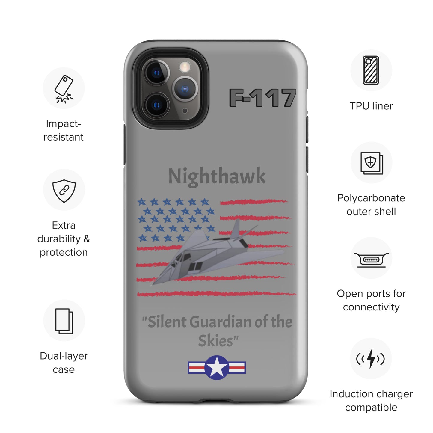 Nighthawk Patriot iPhone Case