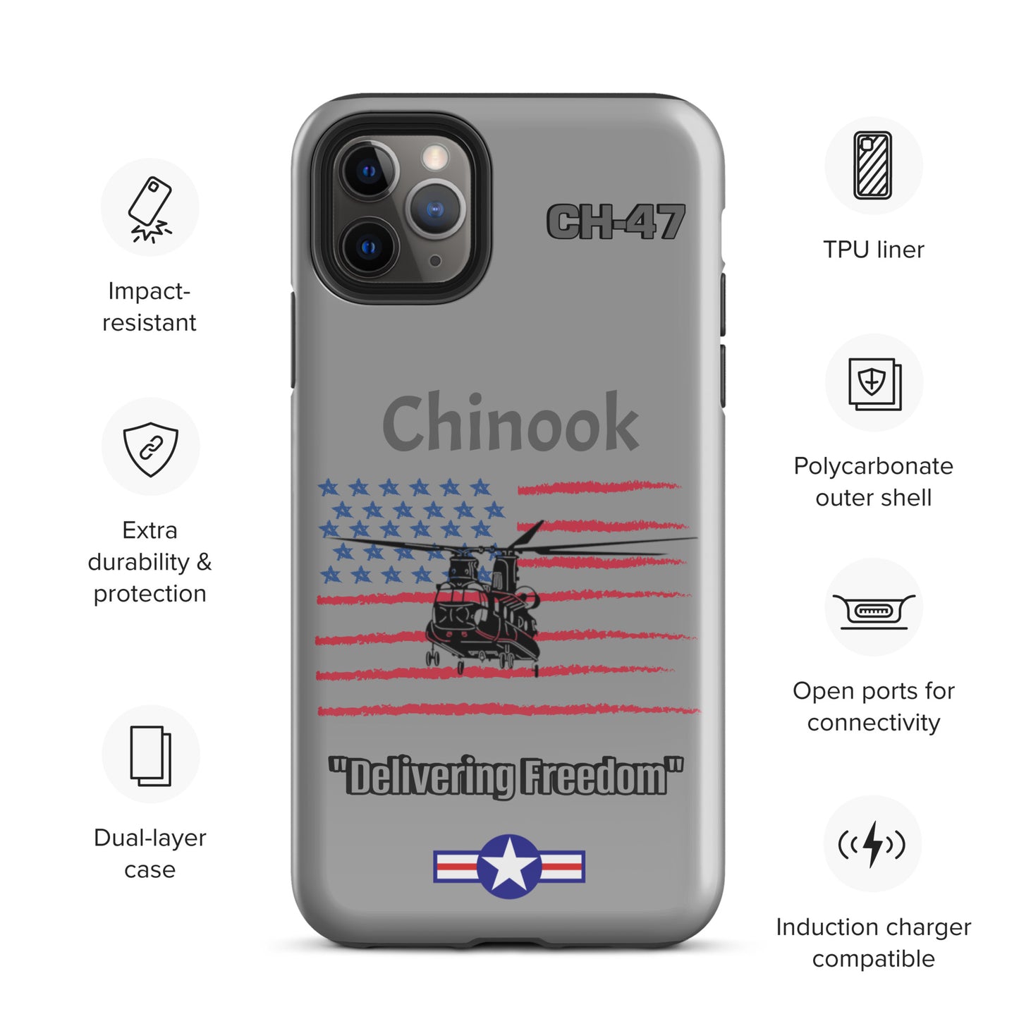 Chinook Patriot iPhone Case