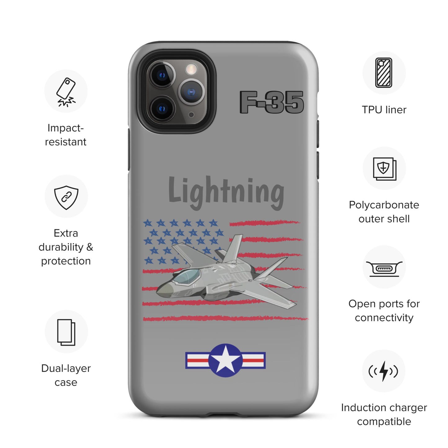 LightningStrike iPhone Case (Without Quotes)
