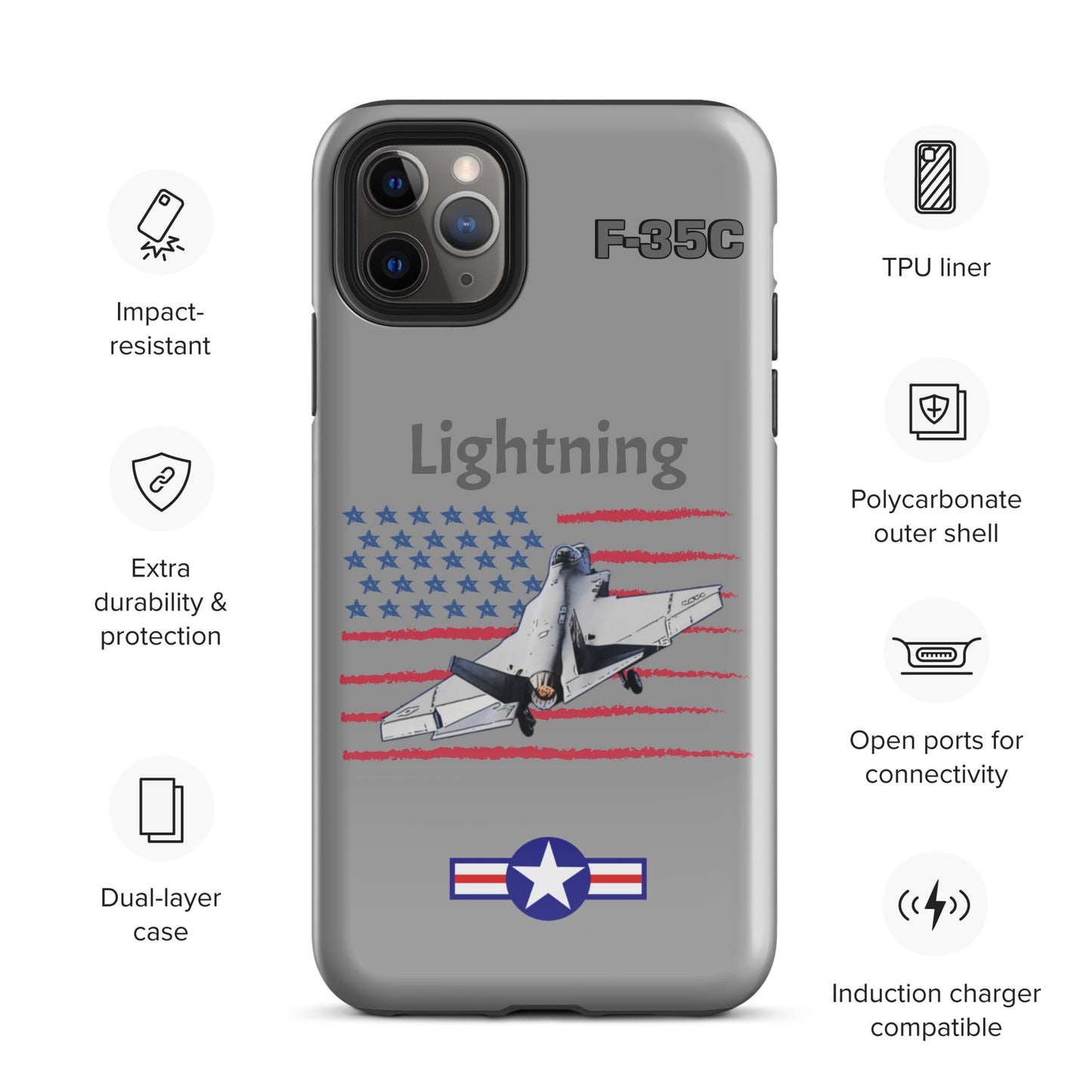 Wings Of Excellence iPhone Case (Without Quotes)